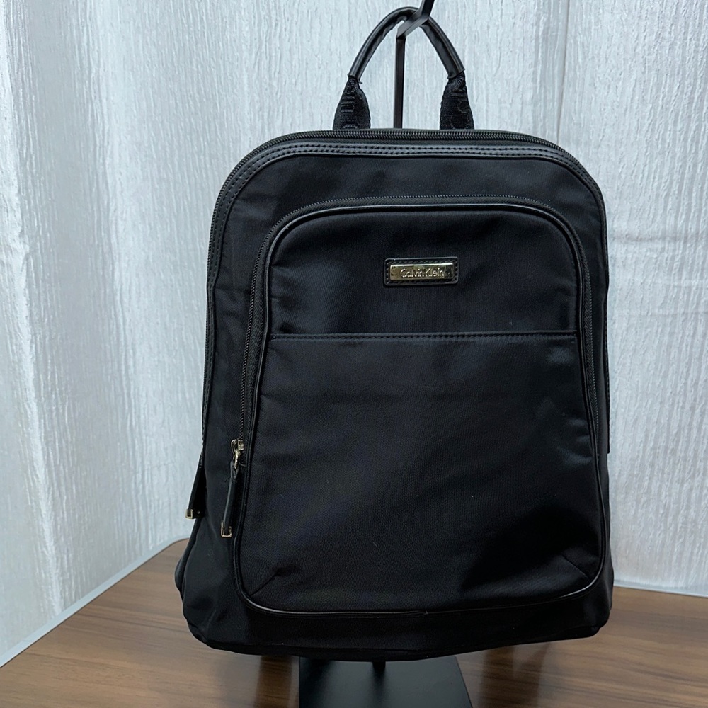 Calvin Klein Black Nylon Compact Women's Backpack
